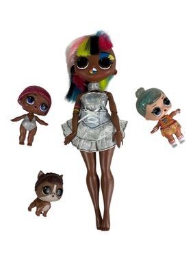 L.O.L. Surprise! OMG Lights Angles Fashion Doll 2"Tot" dolls pet figure.